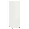 vidaXL Vihm Varjupaik ladustamisega Valge 15,5 x 15,5 x 49 cm Teras
