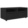 vidaXL Telerikapp 100 x 48 x 43 cm Must Tehispuit