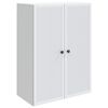 vidaXL Seinale kinnitatav kapp Valge 66 x 34,5 x 90 cm Tehispuit