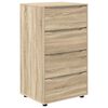vidaXL Ladustamiskapid Sonoma tamm 60 x 48 x 105 cm Tehispuit