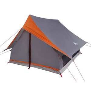 vidaXL Peretelk katusega &otilde;huavaga Hall ja oranž 256 x 256 x 185 cm