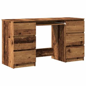 vidaXL Kirjutuslaud Vana puit 140x50x77 cm Engineered Wood