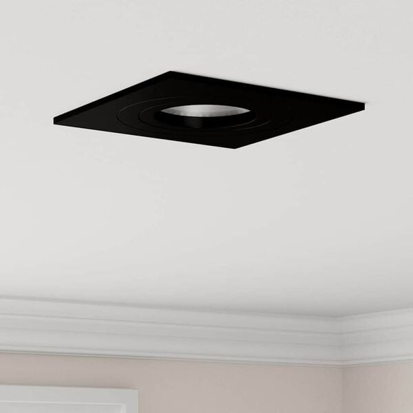 vidaXL Spotivalgus 12 pcs Must 9 x 9 x 2 cm Alumiinium