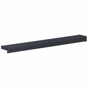 vidaXL Akna aluskate Antratsiit puidu mustriga 100 x 15 x 4,5 cm PVC