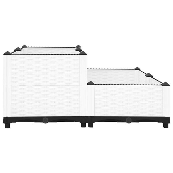 vidaXL taimekast 80 x 80 x 38 cm, pol&uuml;prop&uuml;leen