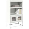 vidaXL Highboard Valge 68x39x123 cm Teras