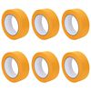 vidaXL Maali teip 6 tk Kollane 38mm x 50m Paber