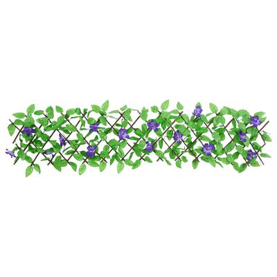 vidaXL kunst luuderohuga pikendatav võre 5 tk, roheline, 180x20 cm