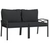 vidaXL aiatoolid hallide patjadega, 2 tk, 62 x 75 x 79 cm, teras