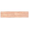 vidaXL lauaplaat, helepruun, 180x40x(2-6) cm, t&ouml;&ouml;deldud t&auml;ispuit