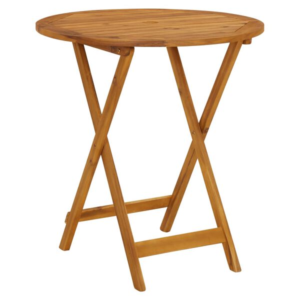 vidaXL 3-osaline bistrookomplekt, sinine ja valge, kangas ja täispuit