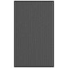 vidaXL Uksematt Triip Must ja Hall 90x150 cm