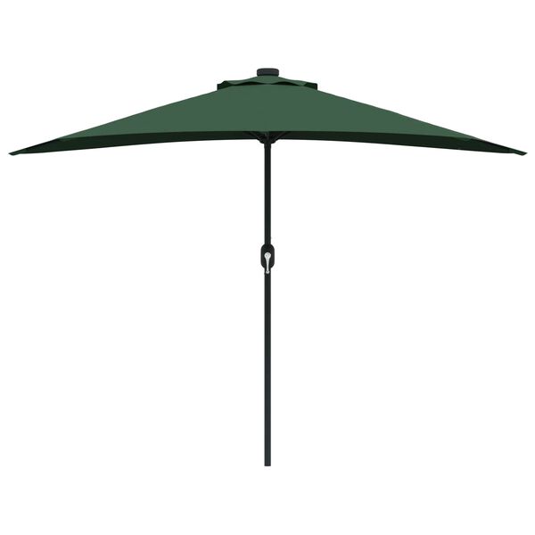 vidaXL Aed Parasol Pool Roheline 294 x 150 x 224 cm kangas