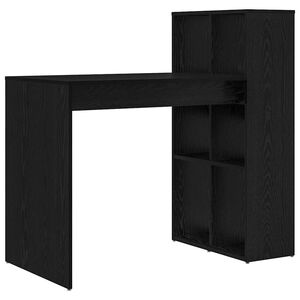 vidaXL Laud Must tamm Tehispuit 108 x 55 x 103.5 cm