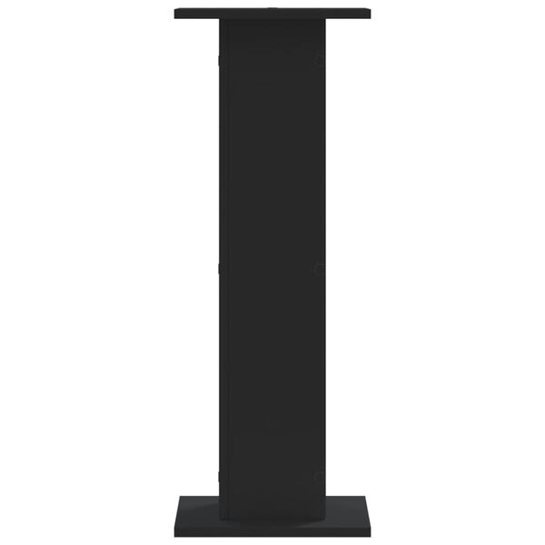 vidaXL kõlarialused 2 tk, must, 30x30x80 cm, tehispuit