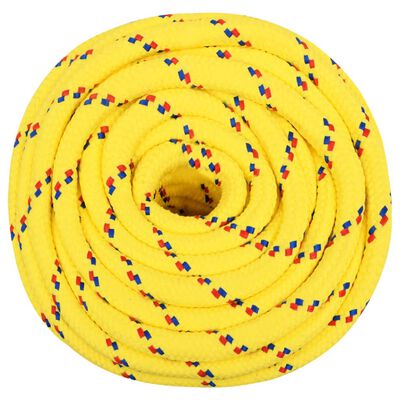 vidaXL paadiköis, kollane, 16 mm, 100 m, polüpropüleen