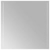 vidaXL LED vannitoa peegel L&auml;bipaistev 60 x 60 cm karastatud klaas