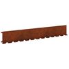 vidaXL Murupiire 30 pcs 102 x 15 x 4 cm Teras Rooste