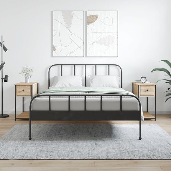 vidaXL öökapid 2 tk, Sonoma tamm, 30 x 60 x 60 cm, tehispuit