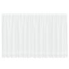 vidaXL Lina Kardin kardinatega Lilled Valge 140 x 400 cm Pol&uuml;ester