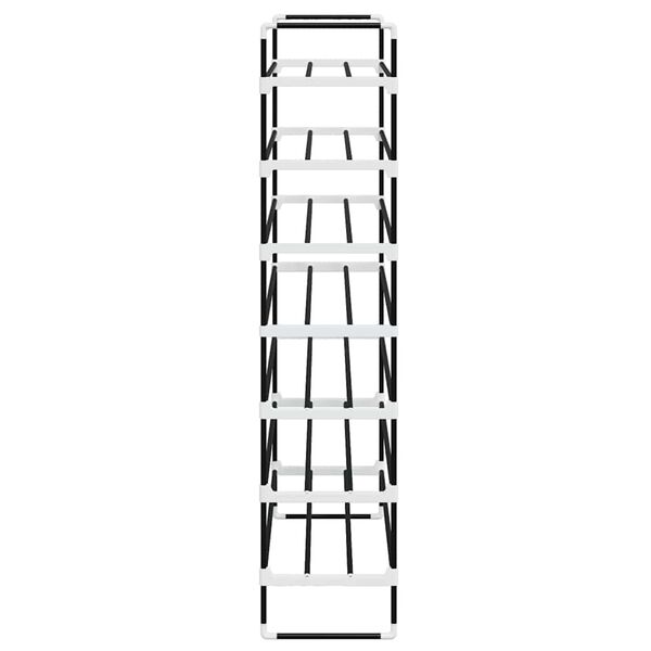vidaXL 7 riiuliga kingariiul, metall ja plast, must