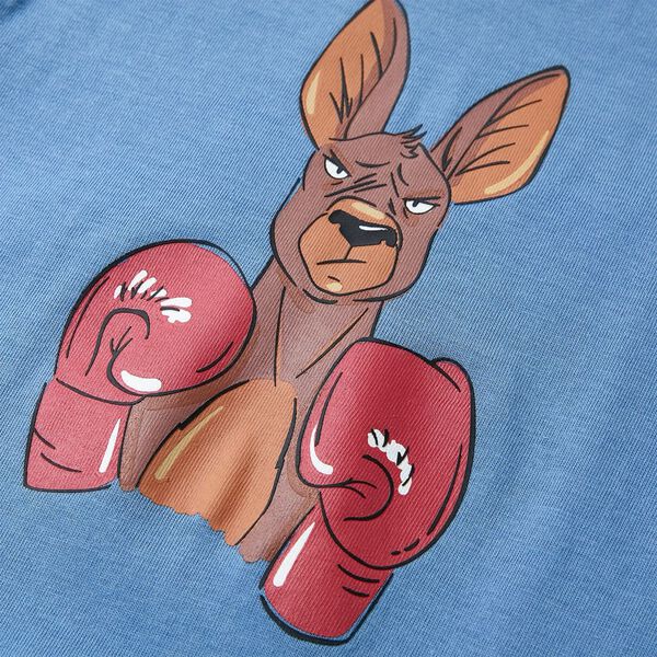 L&uuml;hikeste varrukatega laste T-s&auml;rk, sinine, 128