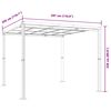 vidaXL Garden Gazebo Antratsiit 3x3 m Alumiinium