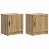 vidaXL &Ouml;&ouml;lambi kapp 2 pcs Artisan tamm 43 x 34,5 x 47 cm Tehispuit