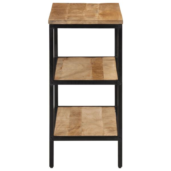 vidaXL konsoollaud, 70 x 35 x 70 cm, töötlemata mangopuit