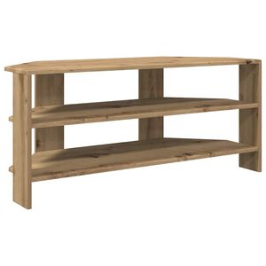 vidaXL NurgakappTVjaoks K&auml;sit&ouml;&ouml;puu 102x40,5x45cm Tehispuit
