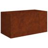 vidaXL taimekast, 80 x 40 x 40 cm, Corten teras