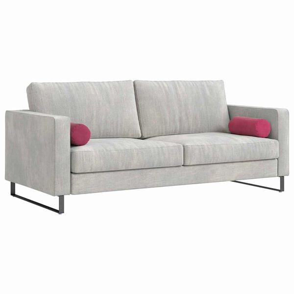 vidaXL Padjad 2 pcs Veinpunane &Oslash; 15 x 40 cm Korter kangas