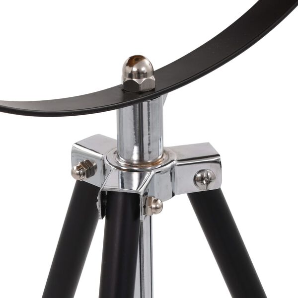 vidaXL põrandalamp, E27, must ja kuldne, 51 cm