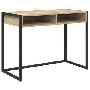 vidaXL Laud Sonoma Tehispuit 100 x 50 x 75 cm