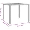 vidaXL Aia s&ouml;&ouml;gilaudade komplekt 3 pcs Must 90 x 90 x 75 cm pol&uuml;rotang