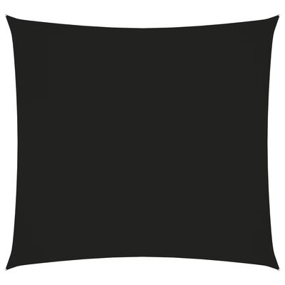 vidaXL oxford-kangast päikesepuri, kandiline, 5 x 5 m, must