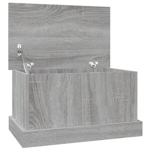 vidaXL hoiukast, hall Sonoma tamm, 50 x 30 x 28 cm, tehispuit