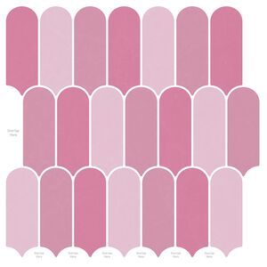 vidaXL Sulgedest plaat 20 tk Roosa 30 x 30 cm Pol&uuml;uretaan ja PET
