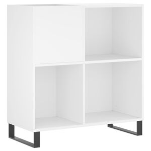 vidaXL plaadikapp, valge, 84,5 x 38 x 89 cm, tehispuit