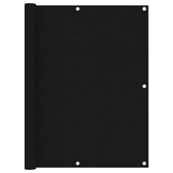 vidaXL rõdusirm, must, 120 x 300 cm, oxford-kangas