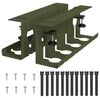 vidaXL Kabli haldamise tray laua all 2 tk Oliiviroheline