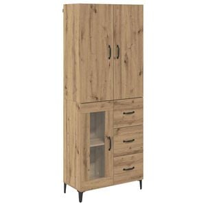 vidaXL K&otilde;rgushein K&auml;sit&ouml;&ouml;puu 69,5 x 34 x 180 cm Tehispuit