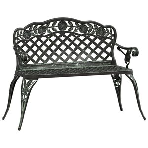 vidaXL aiapink, 108 cm, valualumiinium, roheline