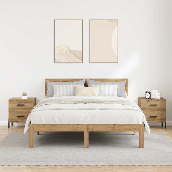 vidaXL &Ouml;&ouml;lambi kapp 2 pcs K&auml;sit&ouml;&ouml;puu 40 x 35 x 47,5 cm Tehispuit