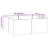 vidaXL taimekast antratsiithall 100x100x40 cm, teras