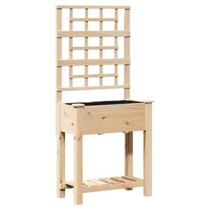 vidaXL Aia istutuspot Beež 71 x 38 x 152 cm Tugev kuusepuit