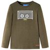Pikkade varrukatega lastes&auml;rk, khaki, 116