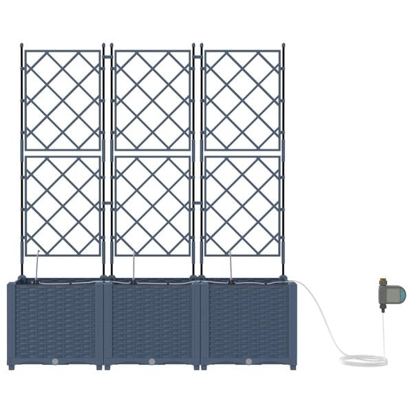 vidaXL Aia istutuspot 4 pcs Hall 120 x 120 x 142 cm Teras