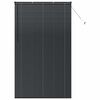 vidaXL Venetsi Rulood Must 220 x 130 cm Alumiinium