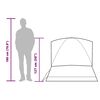 vidaXL matkatelk 2 inimesele, valge pimendav kangas, veekindel